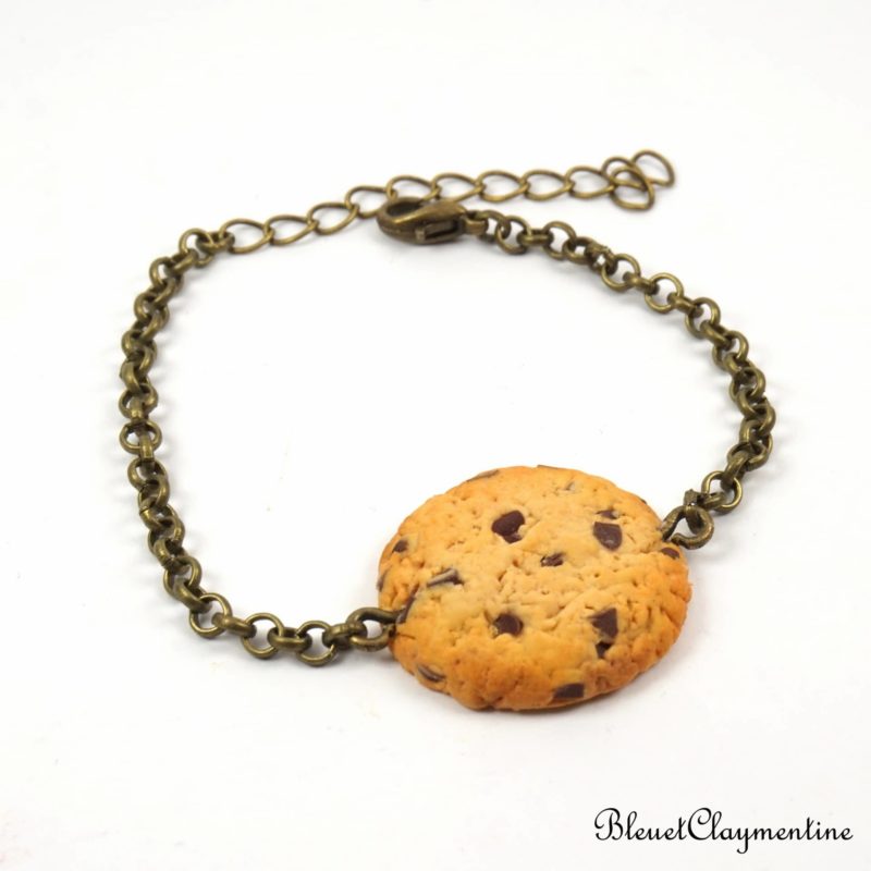bracelet cookies polymère fimo