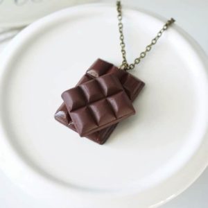 Collier tablette de chocolat