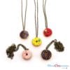 collier donuts polymère fimo