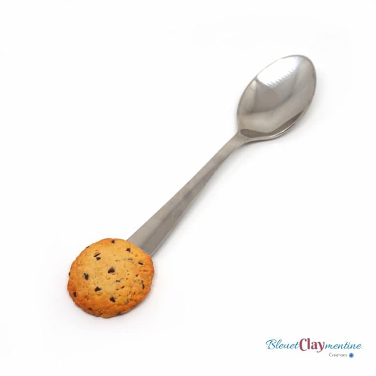 Cuillère à dessert cookies BleuetClaymentine